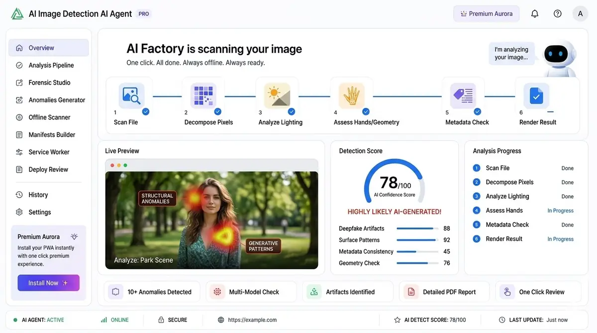 AI code security dashboard — example of the AI tool dashboard software
